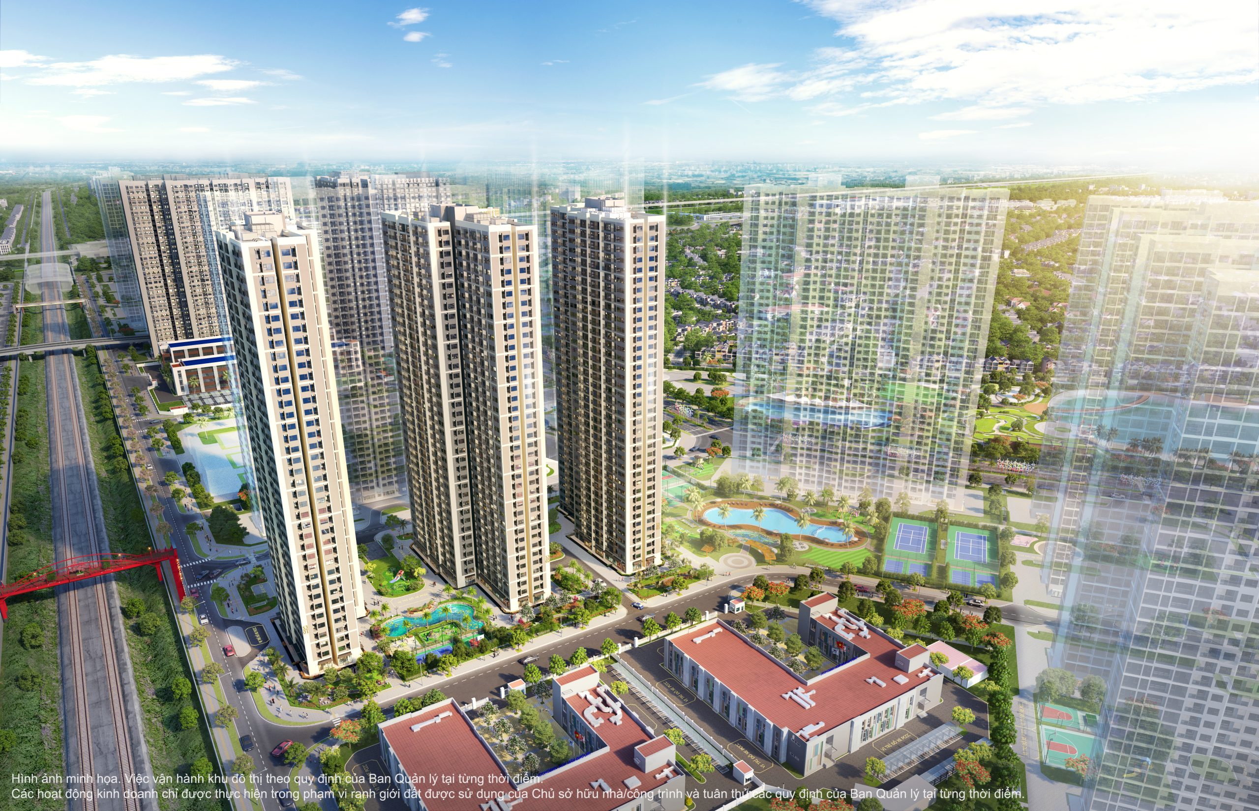 Hình ảnh tổng quan tòa Sapphire S3.02 Vinhomes Smart City