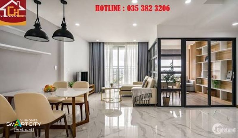 Căn hộ 2PN+1 Vinhomes Smart City - Diện tích và bố trí không gian phổ biến Căn hộ 2PN+1 Vinhomes Smart City - Diện tích và bố trí không gian phổ biến