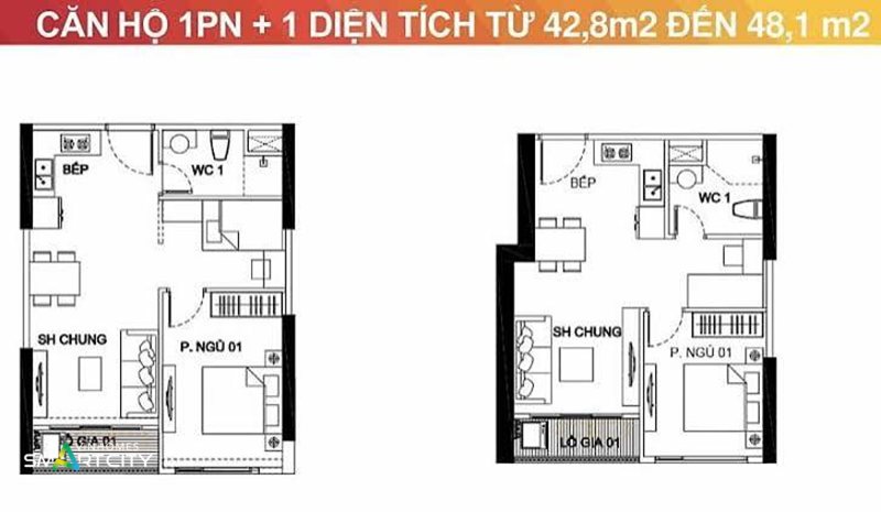 Diện tích căn hộ Vinhomes Smart City - Diện tích căn hộ Vinhomes Smart City theo từng loại hình Diện tích căn hộ Vinhomes Smart City - Diện tích căn hộ Vinhomes Smart City theo từng loại hình