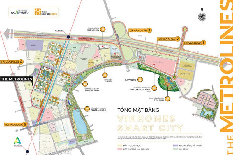 Metro Line Vinhomes Smart City - Tuyến số 5 Văn Cao – Hòa Lạc Metro Line Vinhomes Smart City - Tuyến số 5 Văn Cao – Hòa Lạc