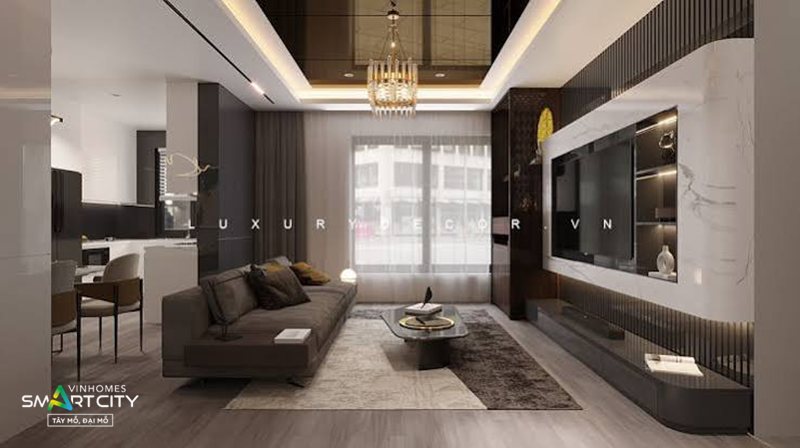 Thiết kế nội thất Vinhomes Smart City - Căn hộ 1PN+1 và 2 phòng ngủ Thiết kế nội thất Vinhomes Smart City - Căn hộ 1PN+1 và 2 phòng ngủ