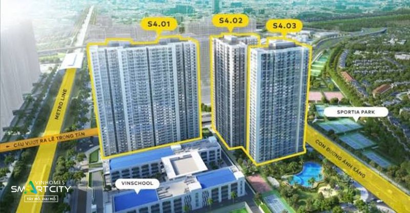 Tòa Sapphire S2.04 - Vị trí trong khu Sapphire 2