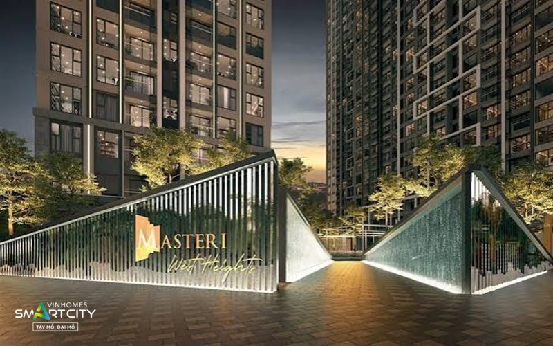 Tòa West A Masteri West Heights - Vị trí trong phân khu Tòa West A Masteri West Heights - Vị trí trong phân khu