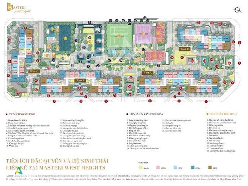 Tòa West A Masteri West Heights - Số tầng cần đối chiếu theo hồ sơ Tòa West A Masteri West Heights - Số tầng cần đối chiếu theo hồ sơ