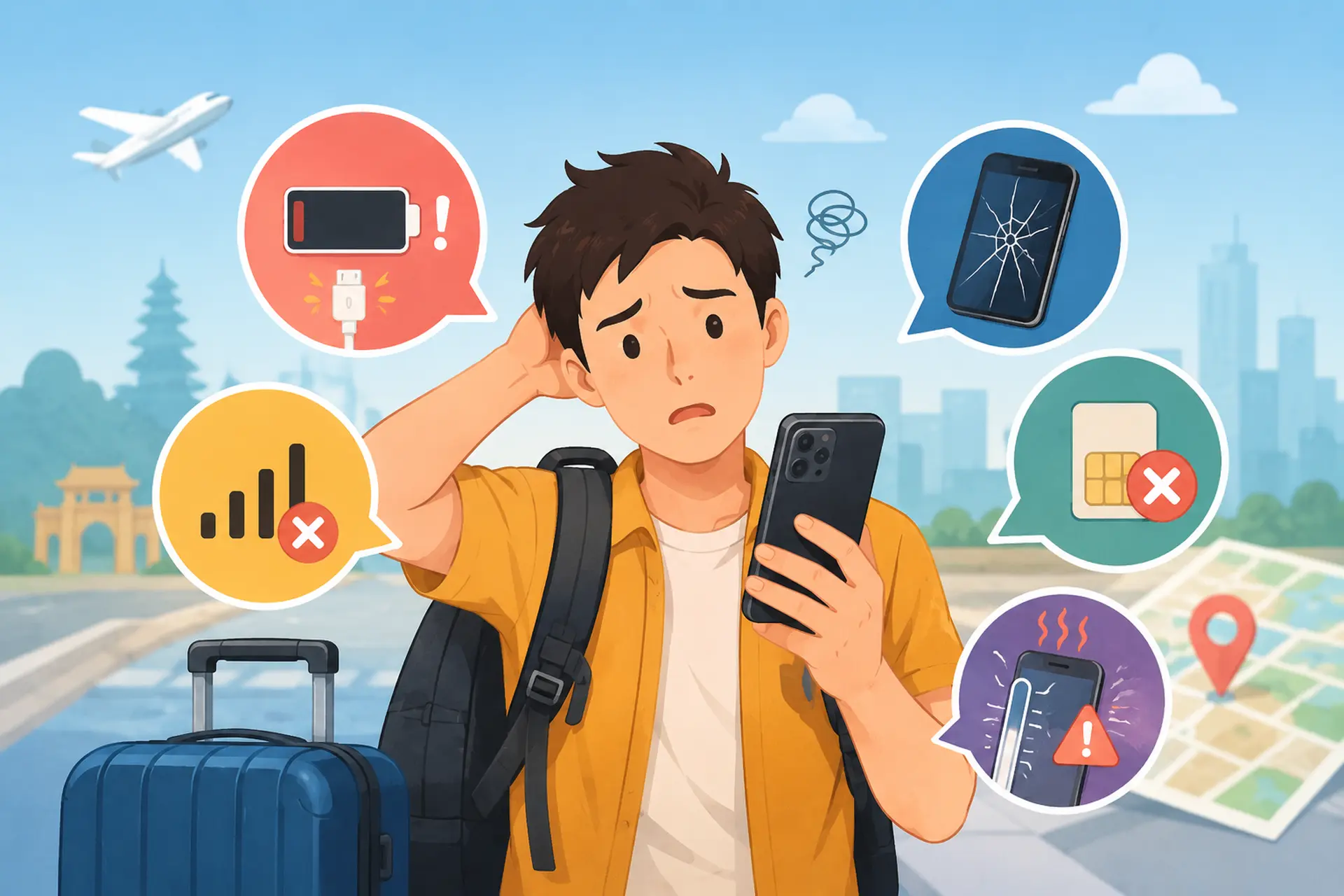 Đi phượt nước ngoài chuẩn bị điện thoại thế nào trước chuyến đi